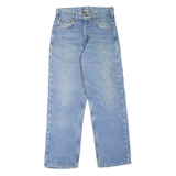 CARHARTT Fleece Lined Workwear Mens Jeans Blue Straight Stone Wash W28 L29