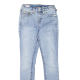 TRUE RELIGION Jennie Curvy Womens Jeans Blue Slim Skinny Stone Wash W26 L28