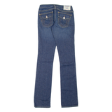 TRUE RELIGION Billy Womens Jeans Blue Slim Straight Stone Wash W26 L34