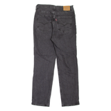 LEVI'S 70's High Waist BIG E Womens Jeans Grey Slim Straight W29 L29