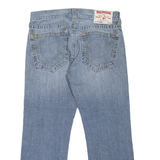TRUE RELIGION Bobby Mens Jeans Blue Regular Straight Stone Wash W33 L28