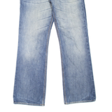 CARHARTT Workwear Mens Jeans Blue Relaxed Bootcut Stone Wash W33 L32