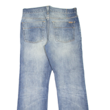 CARHARTT Workwear Mens Jeans Blue Relaxed Bootcut Stone Wash W33 L32