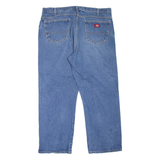 DICKIES Workwear Mens Jeans Blue Relaxed Tapered Stone Wash W40 L29