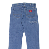 DICKIES Workwear Mens Jeans Blue Regular Straight W32 L30