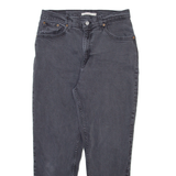 LEVI'S Womens Jeans Grey Relaxed Mom Stone Wash W31 L26