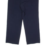 BRUNO SAINT HILAIRE Pleated Mens Trousers Blue Straight 90s Wool W39 L29