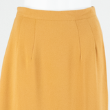 Womens A-Line Skirt Orange Midi S