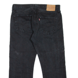 LEVI'S 501 BIG E Jeans Mens Black Regular Straight W34 L25