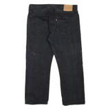 LEVI'S 501 BIG E Jeans Mens Black Regular Straight W34 L25