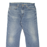 LEVI'S 505 Jeans Mens Blue Regular Straight Stone Wash W38 L32