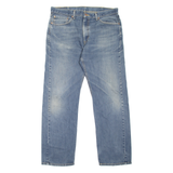 LEVI'S 505 Jeans Mens Blue Regular Straight Stone Wash W38 L32