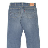 LEVI'S 505 Jeans Mens Blue Regular Straight Stone Wash W38 L32