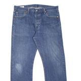 LEVI'S 501 BIG E Jeans Mens Blue Regular Straight Stone Wash W36 L32