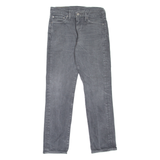 LEVI'S 511 Jeans Mens Grey Slim Straight W30 L29