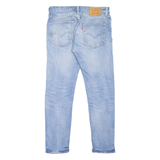 LEVI'S 512 BIG E Jeans Mens Blue Slim Tapered Stone Wash W30 L27