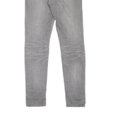 LEVI'S 512 BIG E Jeans Mens Grey Slim Tapered Stone Wash W30 L32