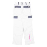 DICKIES Cargo Womens Trousers White Regular Straight W28 L30