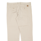 CARHARTT Johnson Pant Mens Trousers Beige Regular Tapered W40 L34