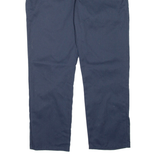 DICKIES Womens Trousers Blue Slim Straight W32 L27