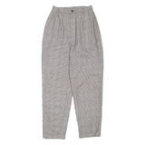 Womens Trousers Black Loose Straight W22 L27