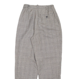 Womens Trousers Black Loose Straight W22 L27