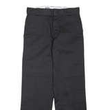 DICKIES Mens Trousers Black Regular Straight W30 L30