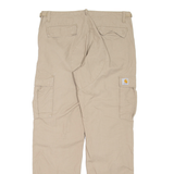 CARHARTT WIP Cargo Mens Trousers Beige Regular Straight W24 L32