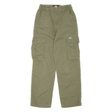 DICKIES Cargo Mens Trousers Green Regular Straight W26 L29