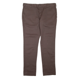 DICKIES Womens Trousers Brown Regular Bootcut W40 L34