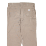 CARHARTT Mens Trousers Brown Regular Straight W38 L32