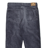 LEE COOPER Womens Corduroy Trousers Grey Regular Straight W32 L23