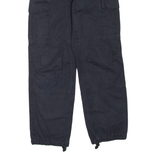 Womens Trousers Black Regular Straight W26 L29