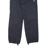 Womens Trousers Black Regular Straight W26 L29