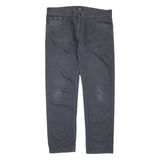 HUGO BOSS Womens Trousers Grey Regular Straight W38 L30