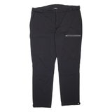Womens Trousers Black Regular Tapered W21 L32