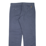 US POLO ASSN Womens Trousers Blue Regular Straight W32 L30