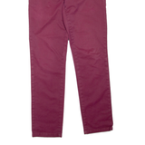 CARHARTT Mens Trousers Purple Regular Skinny W33 L32