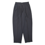 Womens Trousers Black Regular Tapered W30 L30