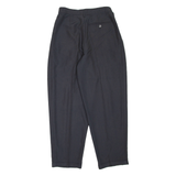 Womens Trousers Black Regular Tapered W30 L30