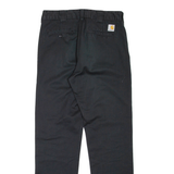 CARHARTT Mens Trousers Black Regular Straight W30 L32