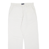 TRUSSARDI JEANS Womens Trousers Grey Regular Straight W30 L32