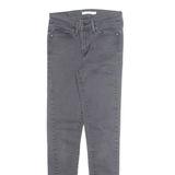 LEVI'S Womens Jeans Black Slim Skinny W26 L25