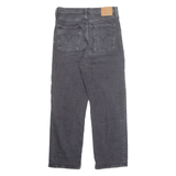 LEVI'S Womens Jeans Black Regular Straight W29 L27