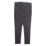 LEVI'S Womens Jeans Black Regular Straight W28 L26