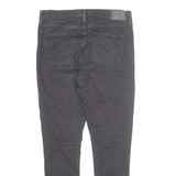 LEVI'S Womens Jeans Black Regular Straight W28 L26