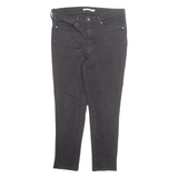 LEVI'S Womens Jeans Black Regular Straight W31 L27