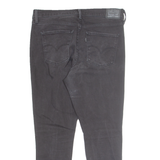 LEVI'S Womens Jeans Black Regular Straight W31 L27