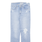 LEVI'S Womens Jeans Blue Regular Straight W27 L28