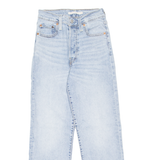 LEVI'S Womens Jeans Blue Regular Straight W24 L27